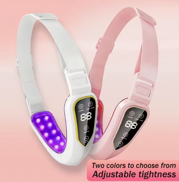 V-shape contour tightener facial massager