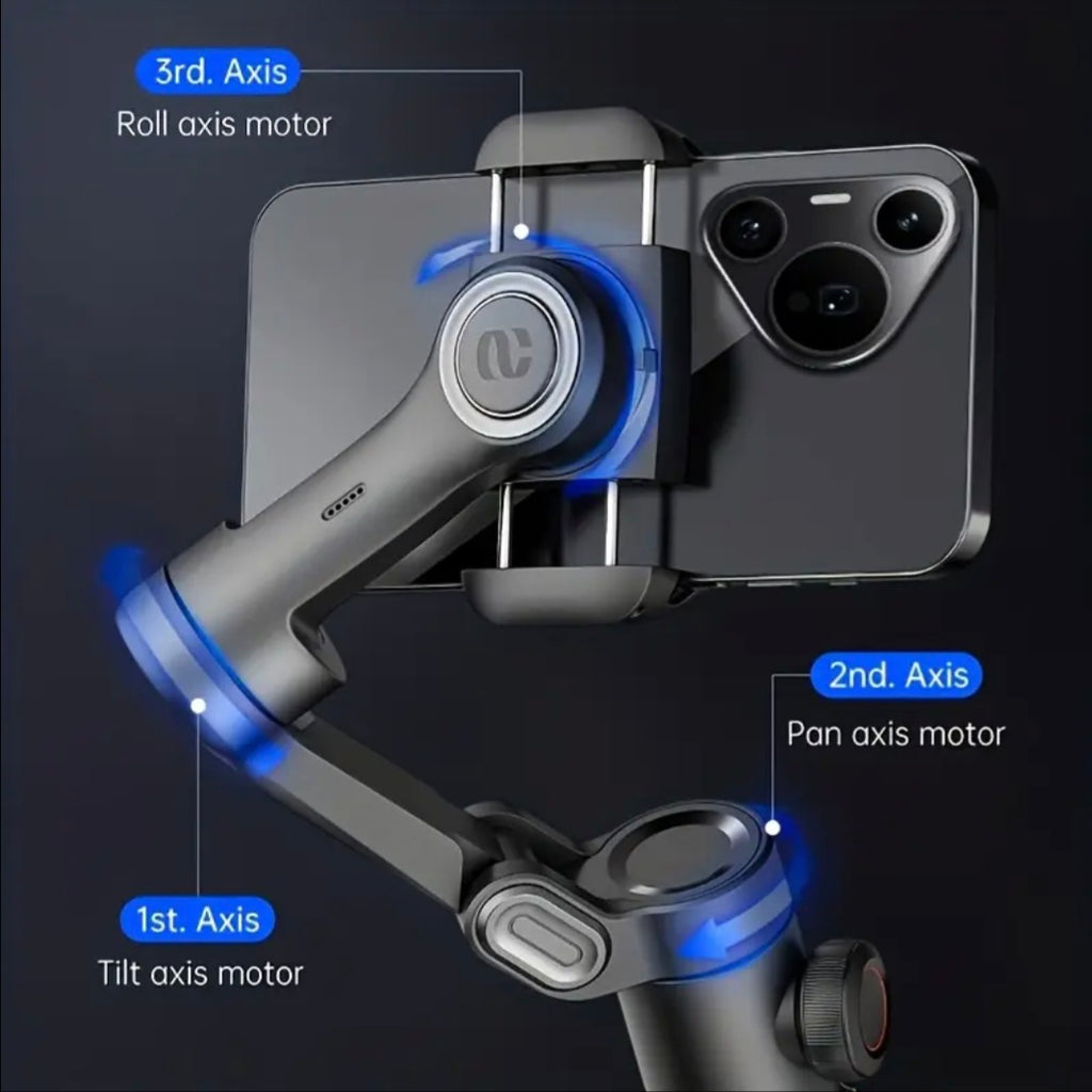AOCHUAN XE 3-Axis Foldable Smartphone Gimbal Stabilizer